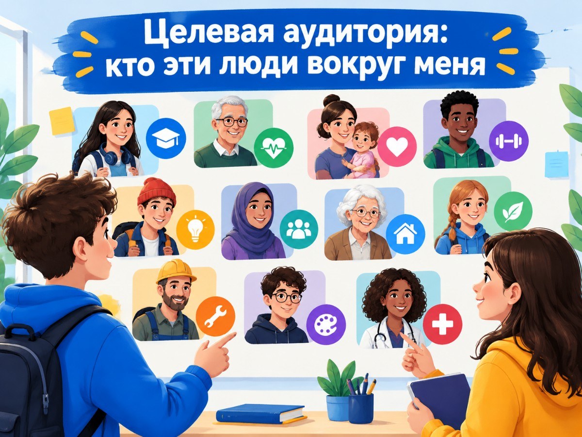 Целевая аудитория: кто эти люди вокруг меня