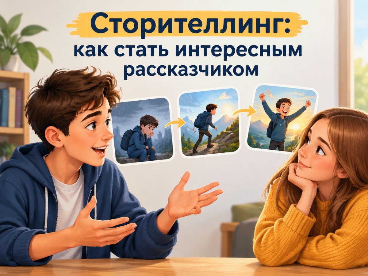 Сторителлинг: как стать интересным рассказчиком