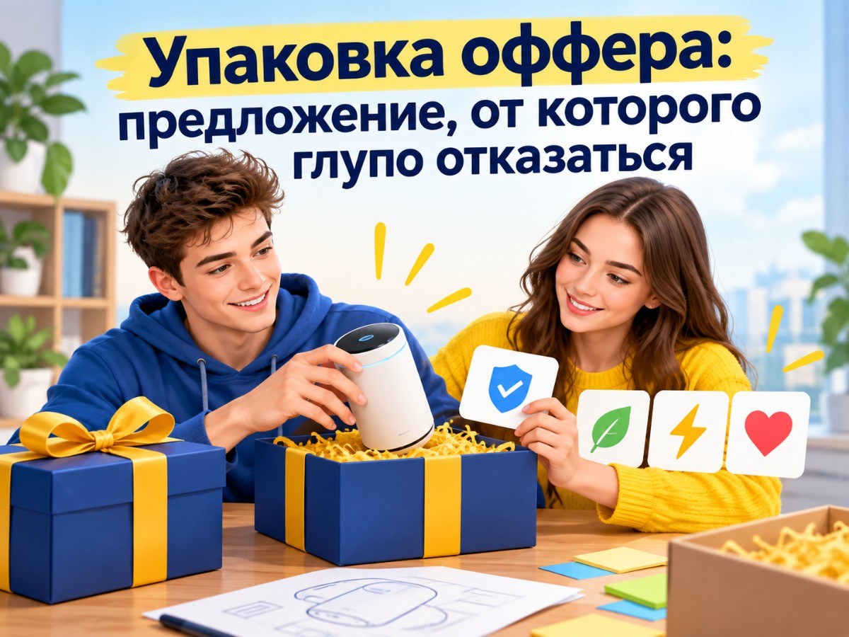 Упаковка оффера: предложение, от которого глупо отказаться