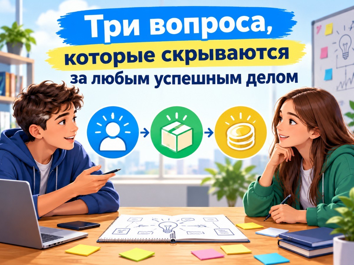 Три вопроса, которые скрываются за любым успешным делом