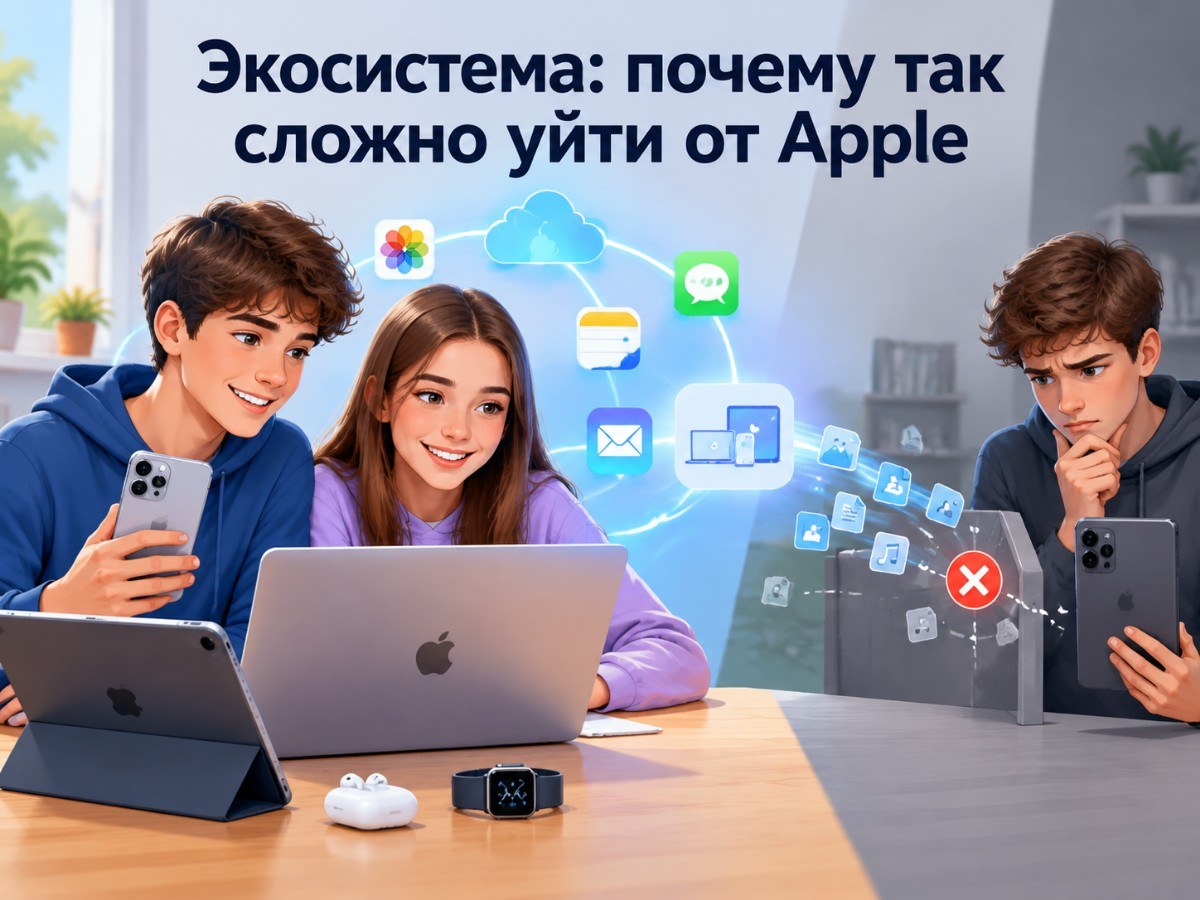 Экосистема: почему так сложно уйти от Apple