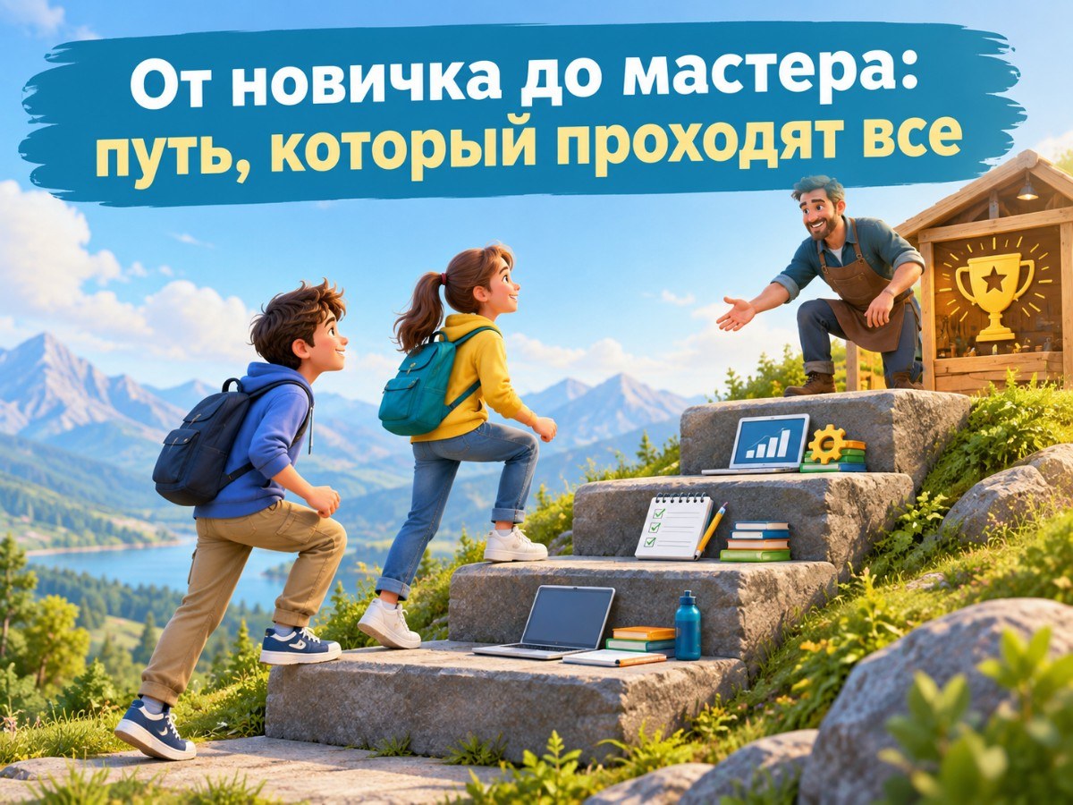 От новичка до мастера: путь, который проходят все