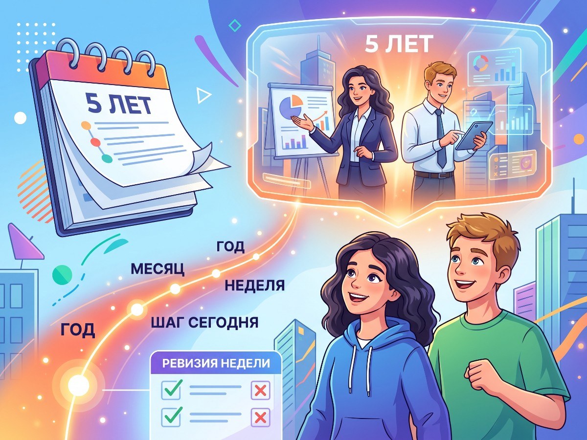 Что делать сегодня, чтобы через 5 лет быть тем, кем хочешь