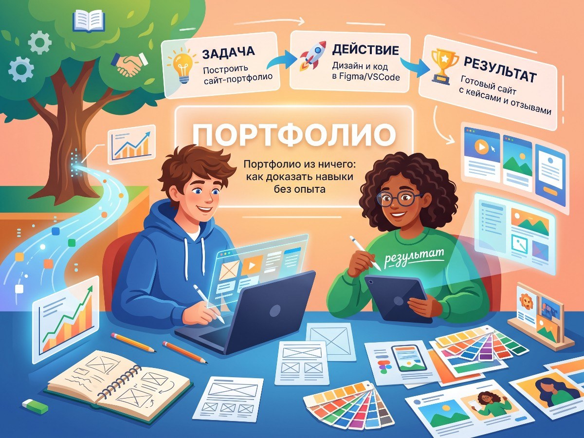 Портфолио из ничего: как доказать навыки без опыта
