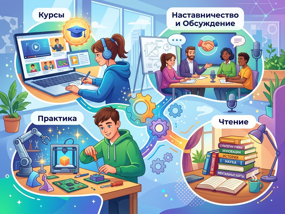 Учиться учиться: четыре стратегии самообразования