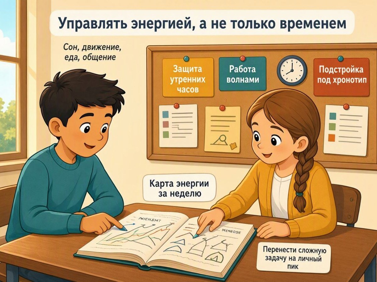 Управлять энергией, а не только временем